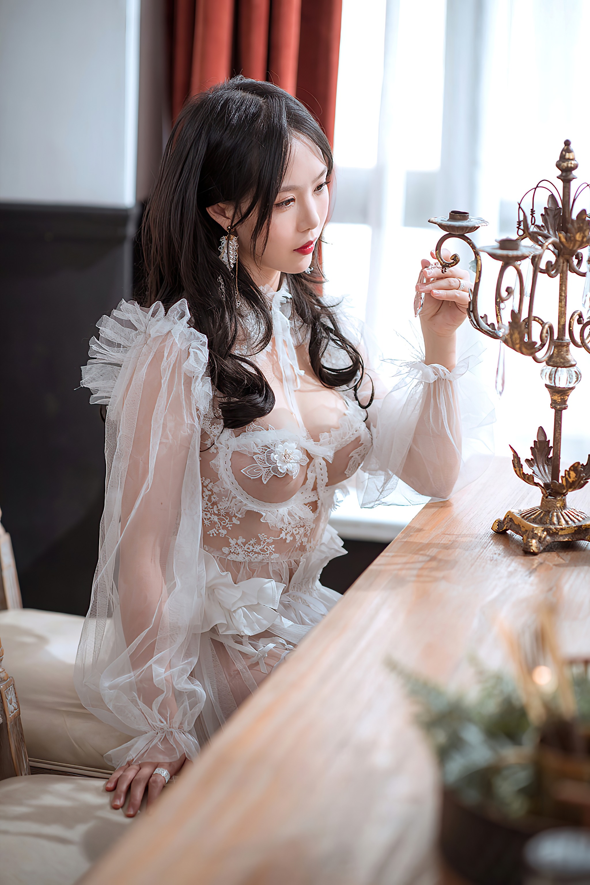 图片[1]-002.[YouMi尤蜜]2021.12.27 抖娘利世-花嫁女郎[47P]-XikXak